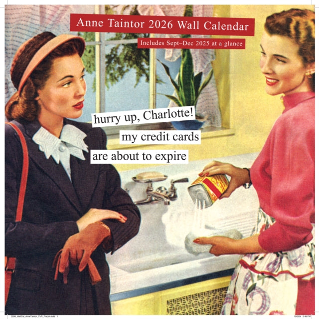 Book cover of: Anne Taintor 2026 Wall Calendar