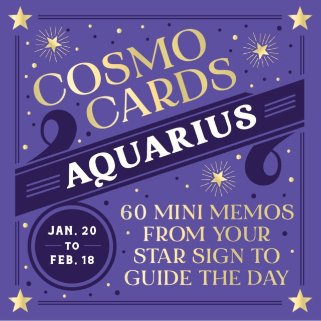 Book cover of: Cosmo Cards: Aquarius