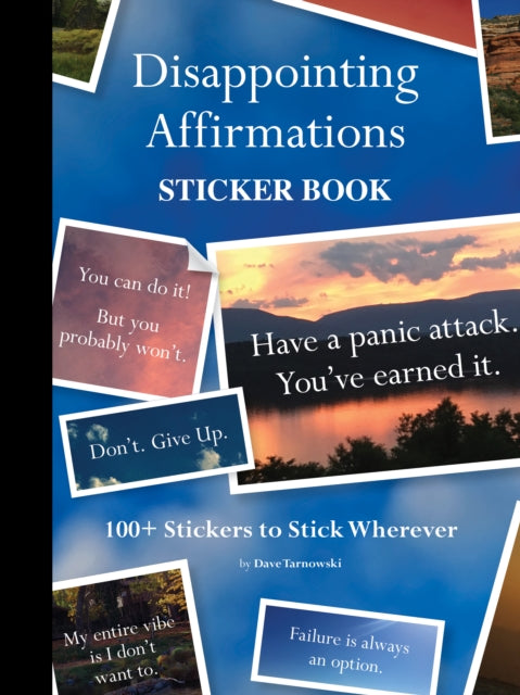 Book cover of: Disappointing Affirmations Sticker Book