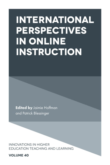 Book cover of: International Perspectives in Online Instruction. By: Jaimie Hoffman