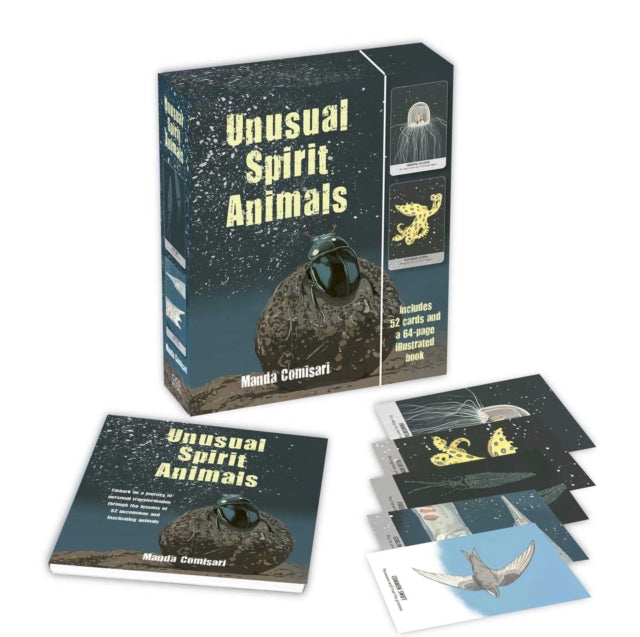 Book cover of: Unusual Animal Messages Oracle Deck. By: Manda Comisari