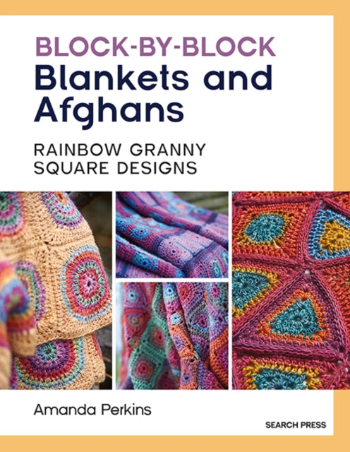 Book cover of: Block-by-Block Blankets and Afghans. By: Amanda Perkins
