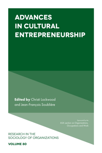 Book cover of: Advances in Cultural Entrepreneurship. By: Christi Lockwood