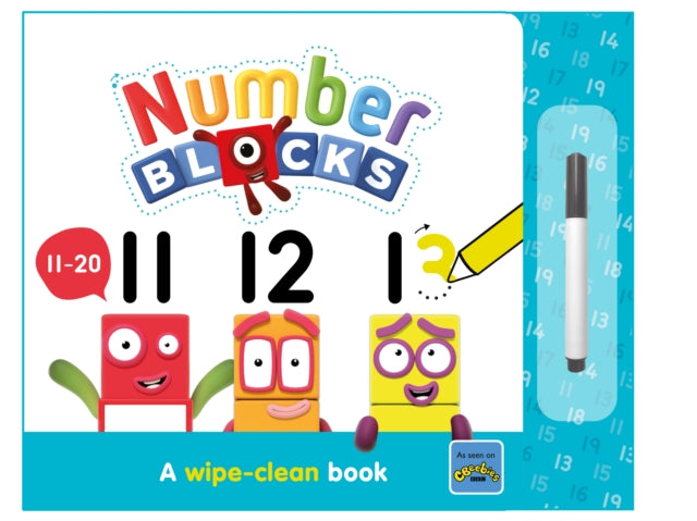 Book cover of: Numberblocks 11-20: A Wipe-Clean Book