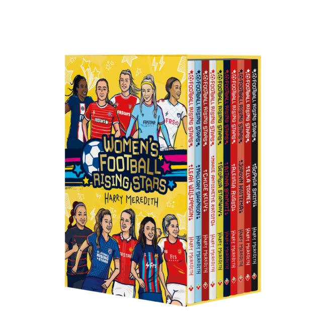 Book cover of: Women's Football Rising Stars: 10 Book Collection