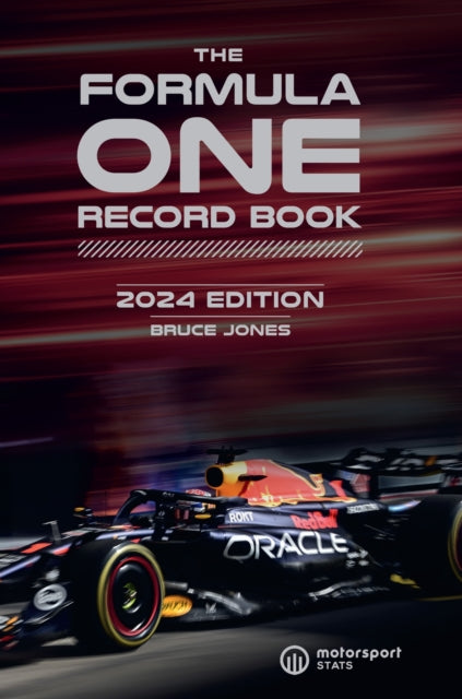 Book cover of: Formula One Record Book 2024. By: Bruce Jones