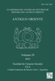Book cover of: Antiguo Oriente: Vol. 20 2022. By: Romina Della Casa