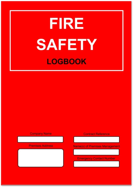 Book cover of: Fire Safety Logbook
