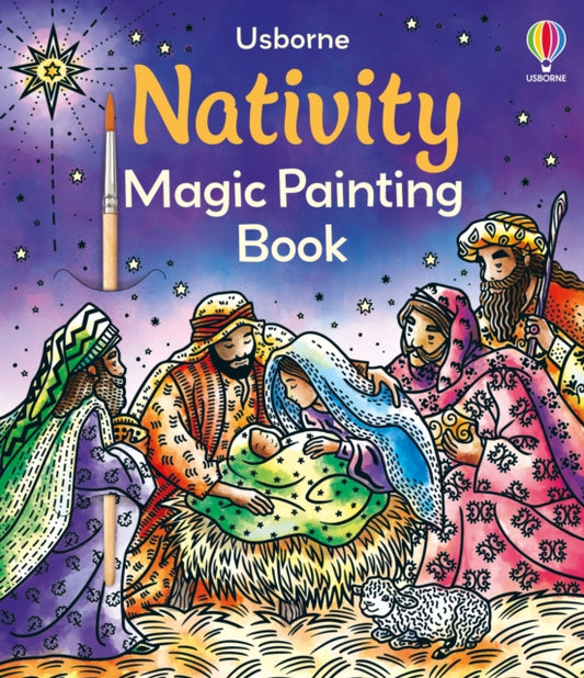 Book cover of: Nativity Magic Painting Book. By: WHEATLEY, ABIGAIL