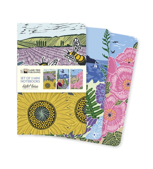 Kate Heiss Set of 3 Mini Notebooks 9781804173060 Flame Tree Studio