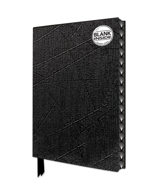 Book cover of: Ebony Blank Artisan Notebook (Flame Tree Journals). By: Flame Tree Studio