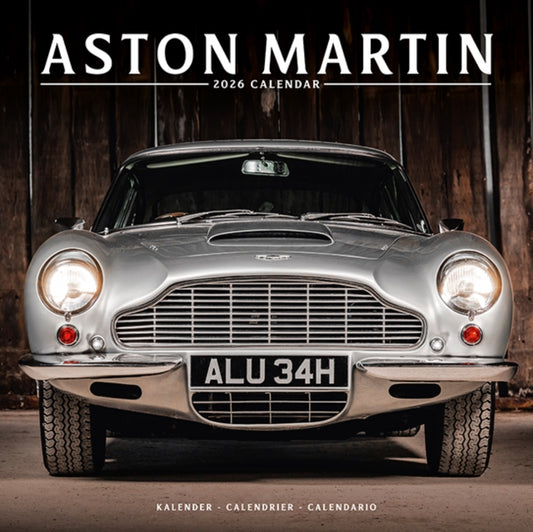 Book cover of: Aston Martin Calendar 2026  Square Car Wall Calendar - 16 Month