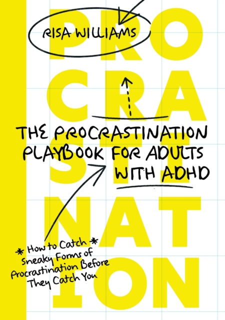 Book cover of: Procrastination Playbook for Adults with ADHD. By: Risa Williams