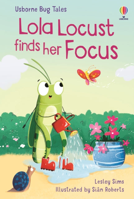 Book cover of: Lola Locust finds her Focus. By: Lesley Sims
