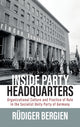 Book cover of: Inside Party Headquarters. By: Rüdiger Bergien