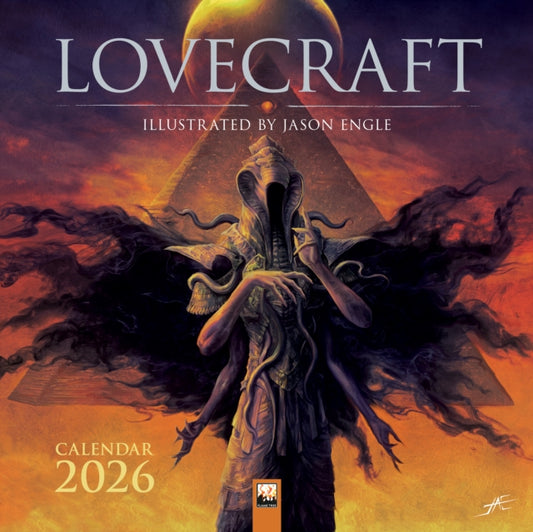 Book cover of: Lovecraft: Illustrated by Jason Engle Wall Calendar 2026 (Art Calendar)