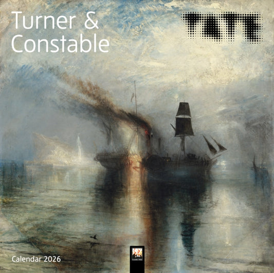 Book cover of: Tate: Turner & Constable Wall Calendar 2026 (Art Calendar)