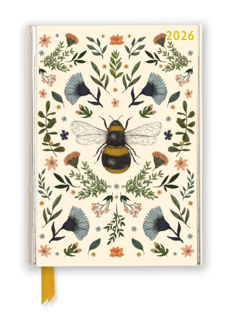 Book cover of: Jade Mosinski: Botanical Bee 2026 Luxury Diary Planner - Page to View with Notes