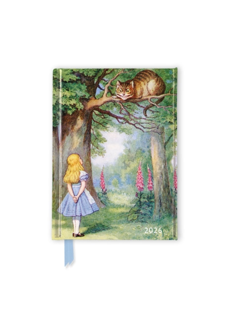 Book cover of: Alice & the Cheshire Cat 2026 Luxury Pocket Diary Planner - Week to View