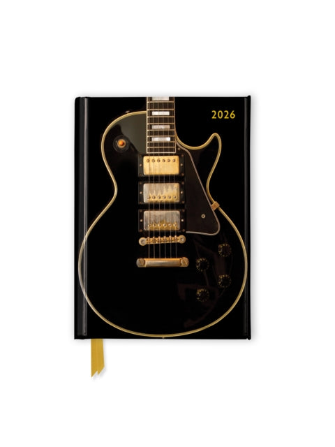 Book cover of: Black Gibson Guitar 2026 Luxury Pocket Diary Planner - Week to View