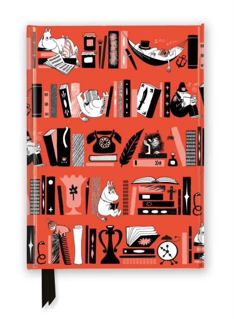 Moomin: Bookshelves (Foiled Journal) 9781835625248 Flame Tree Studio