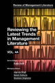 Book cover of: Reviewing the Latest Trends in Management Literature