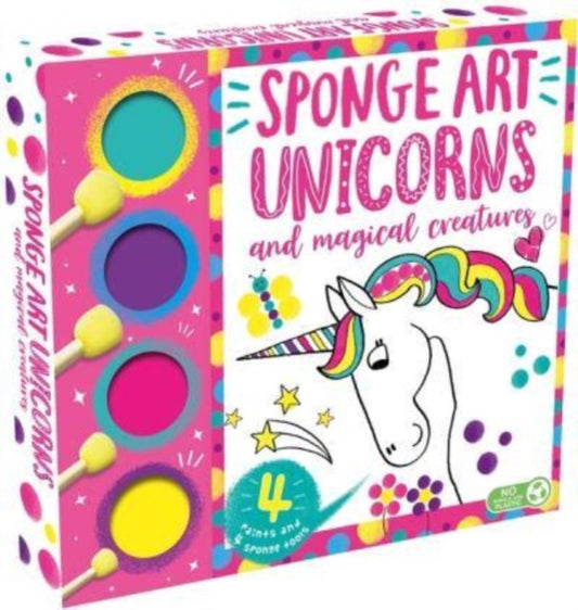 Book cover of: Sponge Art Unicorns and Magical Creatures