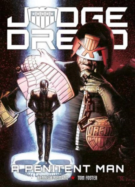 Book cover of: Judge Dredd: A Penitent Man. By: Kenneth Niemand