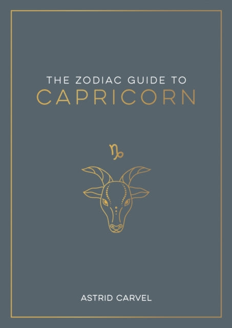 Book cover of: Zodiac Guide to Capricorn. By: Astrid Carvel
