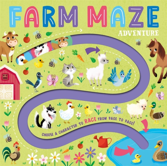 Book cover of: Farm Maze Adventure. By: SIN AUTOR