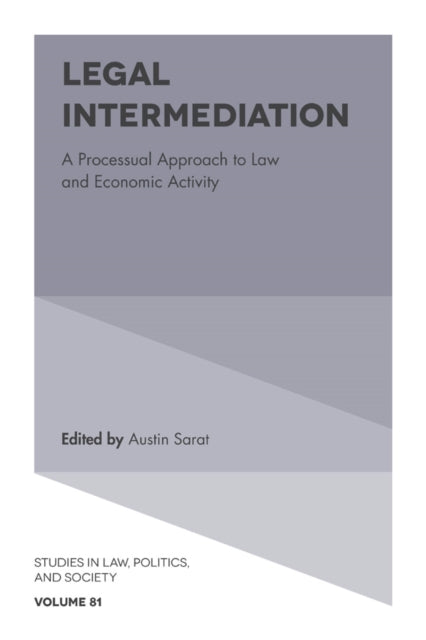 Book cover of: Legal Intermediation. By: Austin Sarat