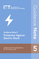 Book cover of: Guidance Note 5: Protection Against Electric Shock. By: The Institution of Engineering and Technology