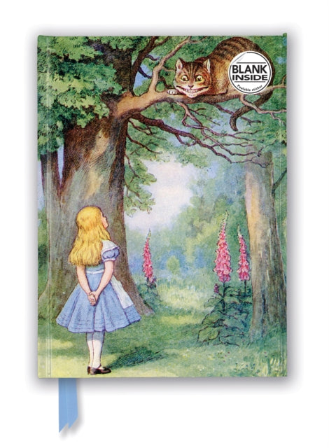 Book cover of: John Tenniel: Alice and the Cheshire Cat (Foiled Blank Journal). By: Flame Tree Studio