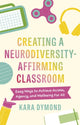 Book cover of: Creating a Neurodiversity-Affirming Classroom. By: Kara Dymond