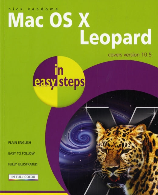 Book cover of: Mac OS X Leopard in Easy Steps. By: Nick Vandome