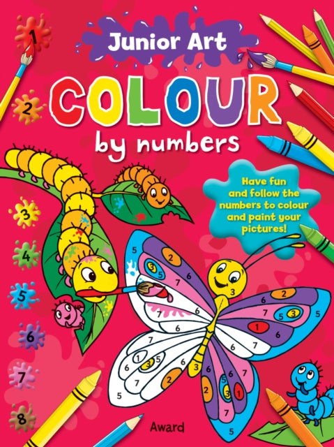 Book cover of: Junior Art Colour By Numbers: Butterfly