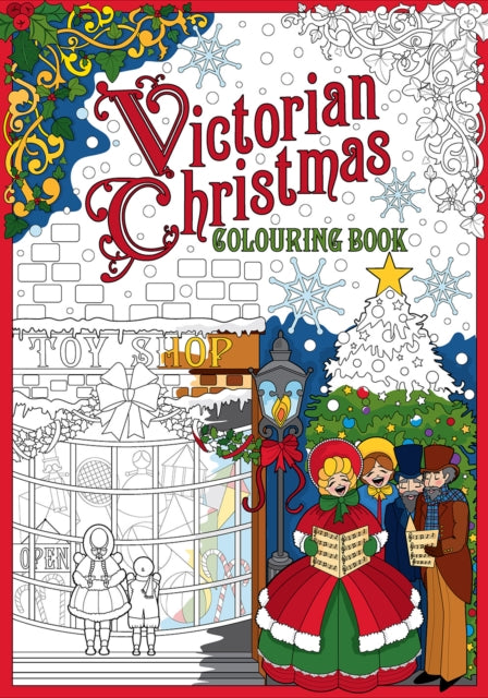 Book cover of: Victorian Christmas Colouring Book. By: Pitkin