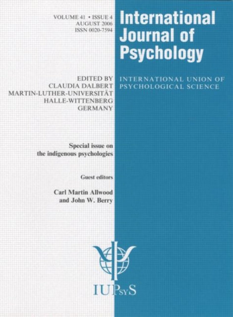 Book cover of: Indigenous Psychologies