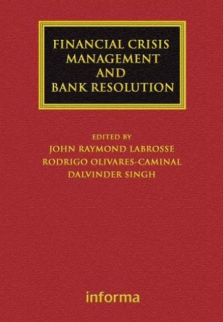 Book cover of: Financial Crisis Management and Bank Resolution