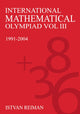 Book cover of: International Mathematical Olympiad Volume 3. By: Istvan Reiman