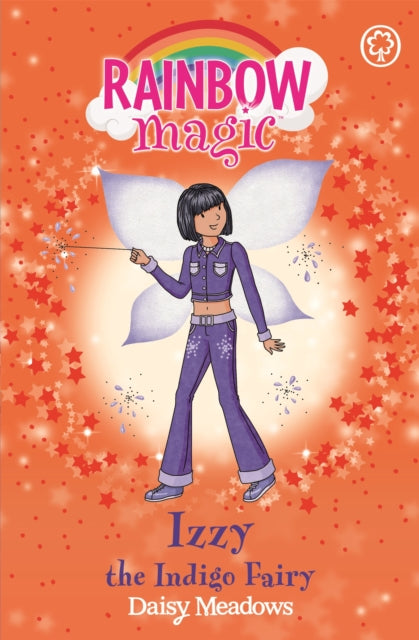 Book cover of: Rainbow Magic: Izzy the Indigo Fairy. By: Daisy Meadows