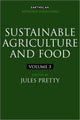 Book cover of: Sustainable Agriculture and Food. By: Jules Pretty
