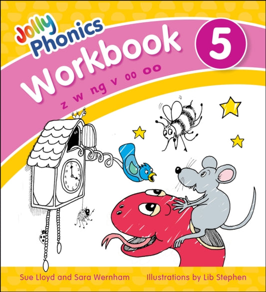 Jolly Phonics Workbook 5, in Precursive Letters (British English edition) 9781844146550 Sara Wernham