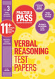 Book cover of: Practise & Pass 11+ Level Three: Verbal reasoning Practice Test Papers