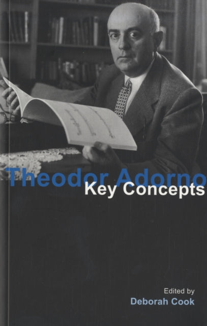 Book cover of: Theodor Adorno. By: Deborah Cook