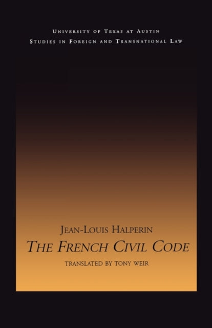 Book cover of: French Civil Code. By: Jean Lo Halprin