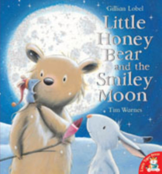 Book cover of: Little Honey Bear and the Smiley Moon. By: Gillian Lobel