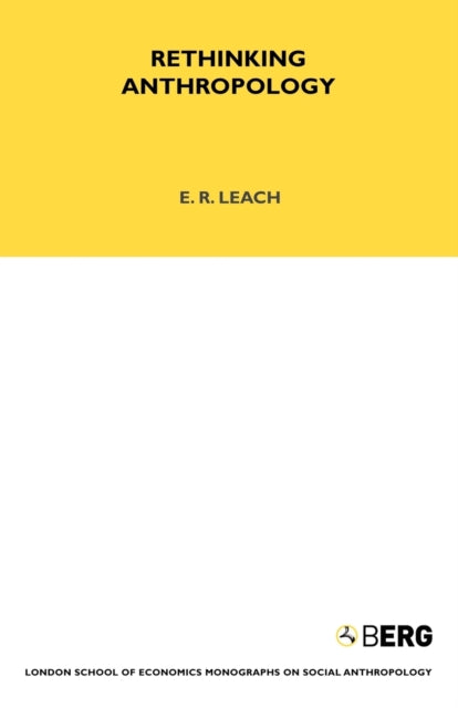 Book cover of: Rethinking Anthropology. By: Edmund Ronald Leach
