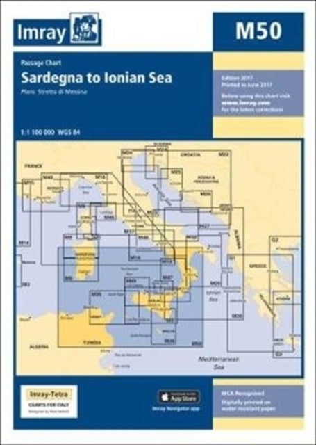 Book cover of: Imray Chart M50