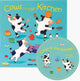 Book cover of: Cows in the Kitchen. By: Airlie Anderson